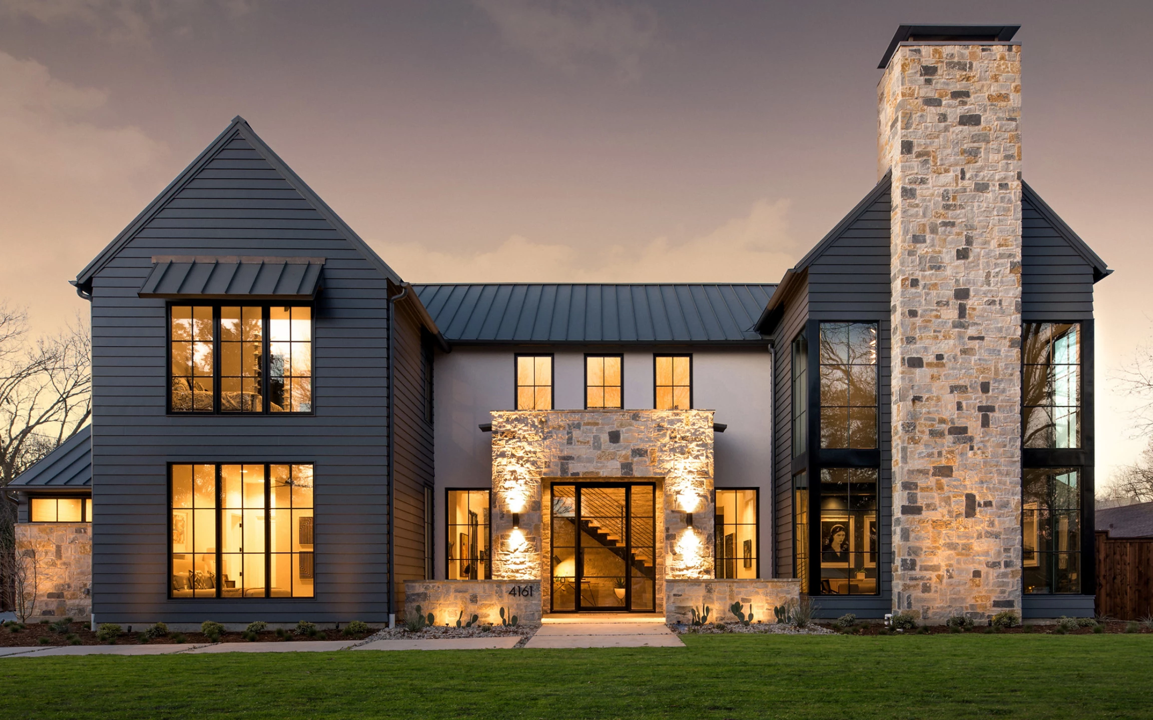 Two story Arkosiding house