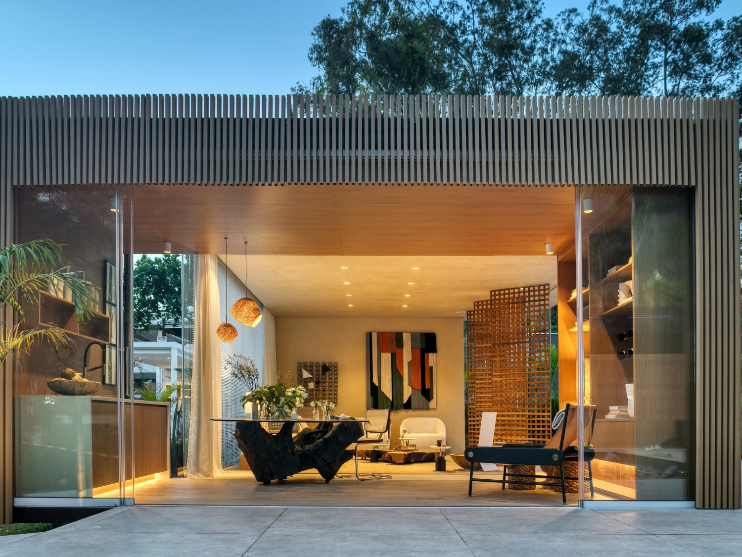 edifícios e espaços com produtos arkowood k
